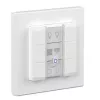 Panel interruptor de pared eQ-3 Homematic IP pulsador de pared 6 canales plástico blanco