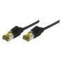 Cable de red EXC Patch RJ45 S/FTP CAT 7 LSOH Snagless negro 20m