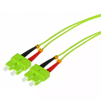 Cable de fibra óptica Tecline 796SS00 SC OM5 0,5 m verde lima