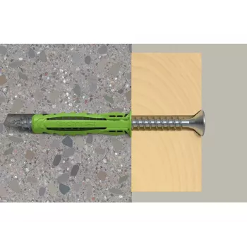Taco de anclaje Fischer SX Plus verde 25 mm 90 uds.