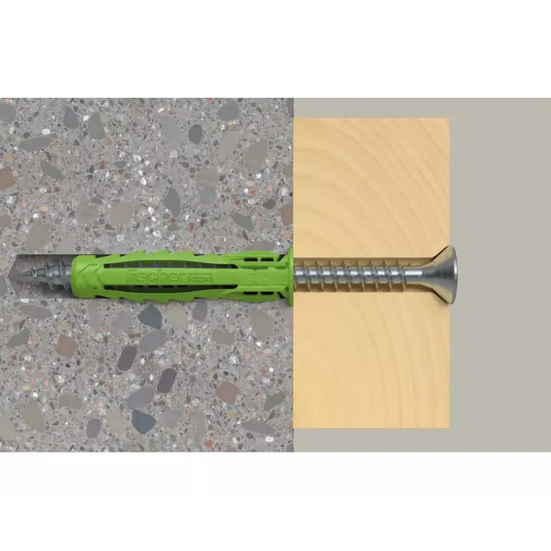 Taco de anclaje Fischer SX Plus verde 25 mm 90 uds.