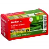 Taco de anclaje Fischer SX Plus verde 25 mm 90 uds.