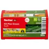 Taco de anclaje Fischer SX Plus verde 25 mm 90 uds.