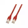 Cable de red EFB Elektronik K8703.1 RJ-45 Cat5e 1 m rojo