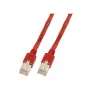 Cable de red EFB Elektronik RJ45 S/UTP Cat5e rojo 10 m