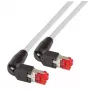 Cable de red EFB Elektronik K4137GR.25 RJ-45 Cat6a 25 m gris
