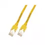 Cable de red EFB Elektronik K8075.0,50 RJ-45 Cat5e 0,5 m amarillo