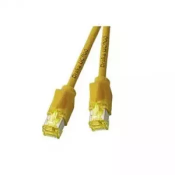 Cable de red EFB Elektronik RJ45 S/STP Cat6a 10 m amarillo