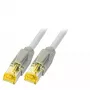 Cable de red EFB Elektronik K8580GR.0,50 RJ-45 Cat6a 0,5 m gris