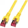 Cable de red EFB Elektronik 25 m RJ-45 Cat6 amarillo