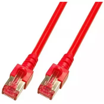 Cable de red EFB Elektronik 10 m RJ-45 Cat6 rojo
