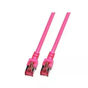 Cable de red EFB Elektronik RJ45 S/FTP Cat.6 10 m magenta
