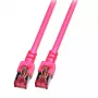 Cable de red EFB Elektronik K5519.15 RJ-45 Cat6 15 m magenta