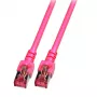 Cable de red EFB Elektronik K5519.20 RJ-45 Cat6 20 m magenta
