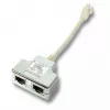 EFB Elektronik K5125.015 Adaptador en T 1:1 paralelo, de RJ45 a 2x RJ45, 0,15 m, blanco