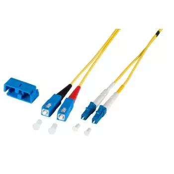 Cable de fibra óptica EFB Elektronik O0360.0,5 0,5 m LC SC amarillo