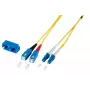 Cable de fibra óptica EFB Elektronik O0360.0,5 0,5 m LC SC amarillo