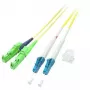 Cable de fibra óptica InfiniBand EFB Elektronik O0937.5 5 m LC amarillo