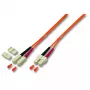 Cable de fibra óptica InfiniBand EFB Elektronik SC/SC 50/125µ 1m