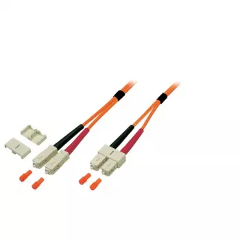 Cable de fibra óptica EFB Elektronik O6423.050 0,5 m SC naranja
