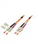 Cable de fibra óptica EFB Elektronik O6423.050 0,5 m SC naranja