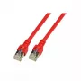 EFB Elektronik K5458.1,5 Cable de conexión RJ45, Cat.5e SF/UTP, 1,5 m, rojo
