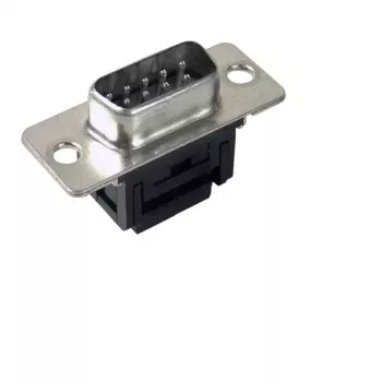 Conector de cable EFB Elektronik 29060.1 D-Sub 9 polos negro gris