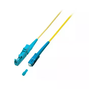 EFB Elektronik O0839.5 Cable de conexión de fibra óptica Simplex, de E-2000 a SC, OS2 9/125 µm, 5 m, amarillo
