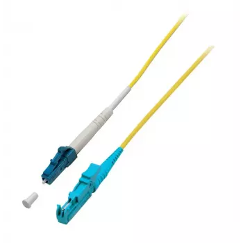 Cable de fibra óptica EFB Elektronik O0863.5 — OS2 9 µm, E-2000 (LSH) a LC, 5 m, amarillo