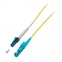 Cable de fibra óptica EFB Elektronik O0863.5 — OS2 9 µm, E-2000 (LSH) a LC, 5 m, amarillo