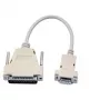 Cable serie EFB Elektronik EK125.2 beige 2 m DB25 DE-9