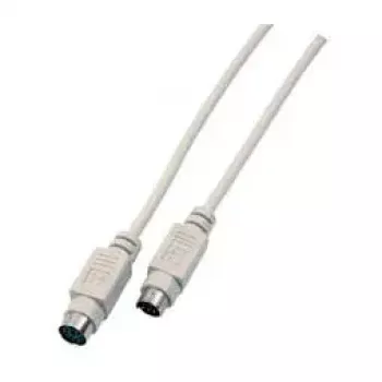 EFB Elektronik EK323.2 cable de extensión PS/2, 2 m, conector macho/hembra, beige