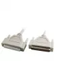 EFB Elektronik K5186.2 Cable de datos serie 1:1, DB-37 macho a hembra, 2 m, beige