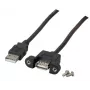 Cable USB EFB Elektronik K5291SW.3V2 3 m USB A negro