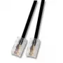Cable de red EFB Elektronik RJ45 (8/4) – RJ45 (8/4) negro 6 m