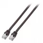 Cable de red EFB Elektronik S/FTP Cat.6 RJ45 negro 1 m
