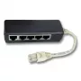 Splitter de red EFB Elektronik K5117.015 negro