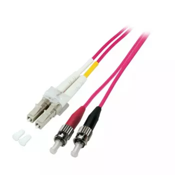 Cable de fibra óptica EFB Elektronik LC-ST 50/125µ InfiniBand 2 m rosa