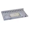 Patch panel 1U EFB Elektronik B71006.12OM4 — conector de fibra óptica ST, metal, 483×44,5×244 mm