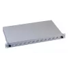 Patch panel 1U EFB Elektronik B71006.12OM4 — conector de fibra óptica ST, metal, 483×44,5×244 mm