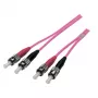 Cable de fibra óptica EFB Elektronik O0348.3 3 m ST violeta