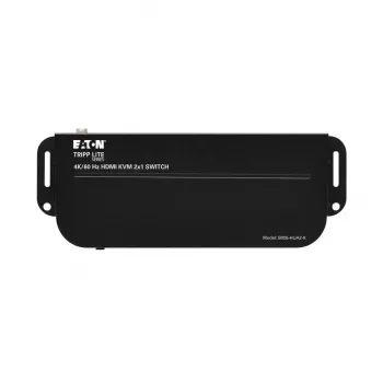 Conmutador KVM 2 puertos HDMI/USB Tripp Lite B005-HUA2-K — 4K 60 Hz, HDR, HDCP 2.2, IR, uso compartido de USB, cable de 1,2 m