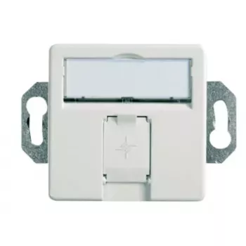 Toma de conexión Telegärtner RJ-45 Cat6a J00020A0507, blanca, ABS/acero/zinc, 70×50×43,2 mm