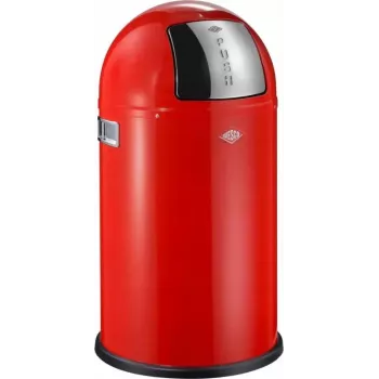 Papelera Wesco Pushboy 50 l, roja, modelo 112797