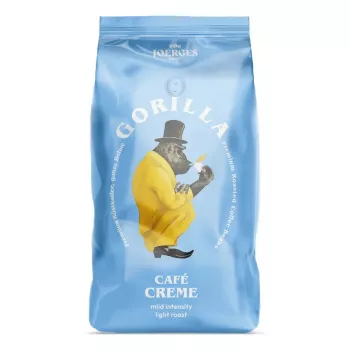 Café en grano Gorilla Joerges Café Creme 1 kg – tueste ligero, grano entero