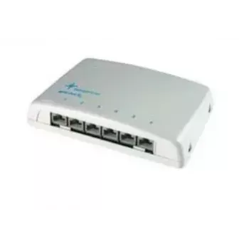 Mini distribuidor Telegärtner MPD6-H K, Cat.6A, 6x RJ45 no apantallado (J02021A0053)