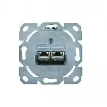 Toma de red 2 x RJ-45 Telegärtner J00020A0510
