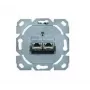 Toma de red 2 x RJ-45 Telegärtner J00020A0510