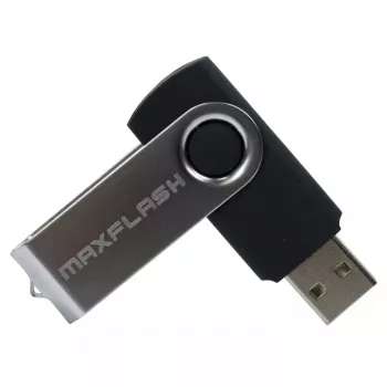 Memoria USB MaxFlash 4GB USB Type-A negra PD4GM-R