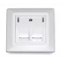 Placa de pared/tapa de interruptor Dätwyler Cables 185867